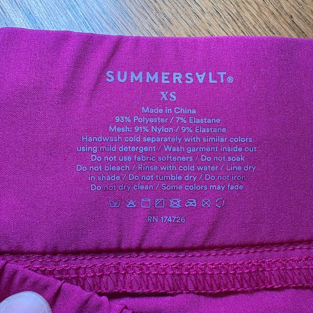 Summersalt XS Pink Lightweight Skirt Swim‎ Cover-Up - Picture 7 of 7